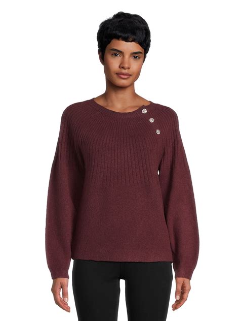 Jewel Button Pullover 